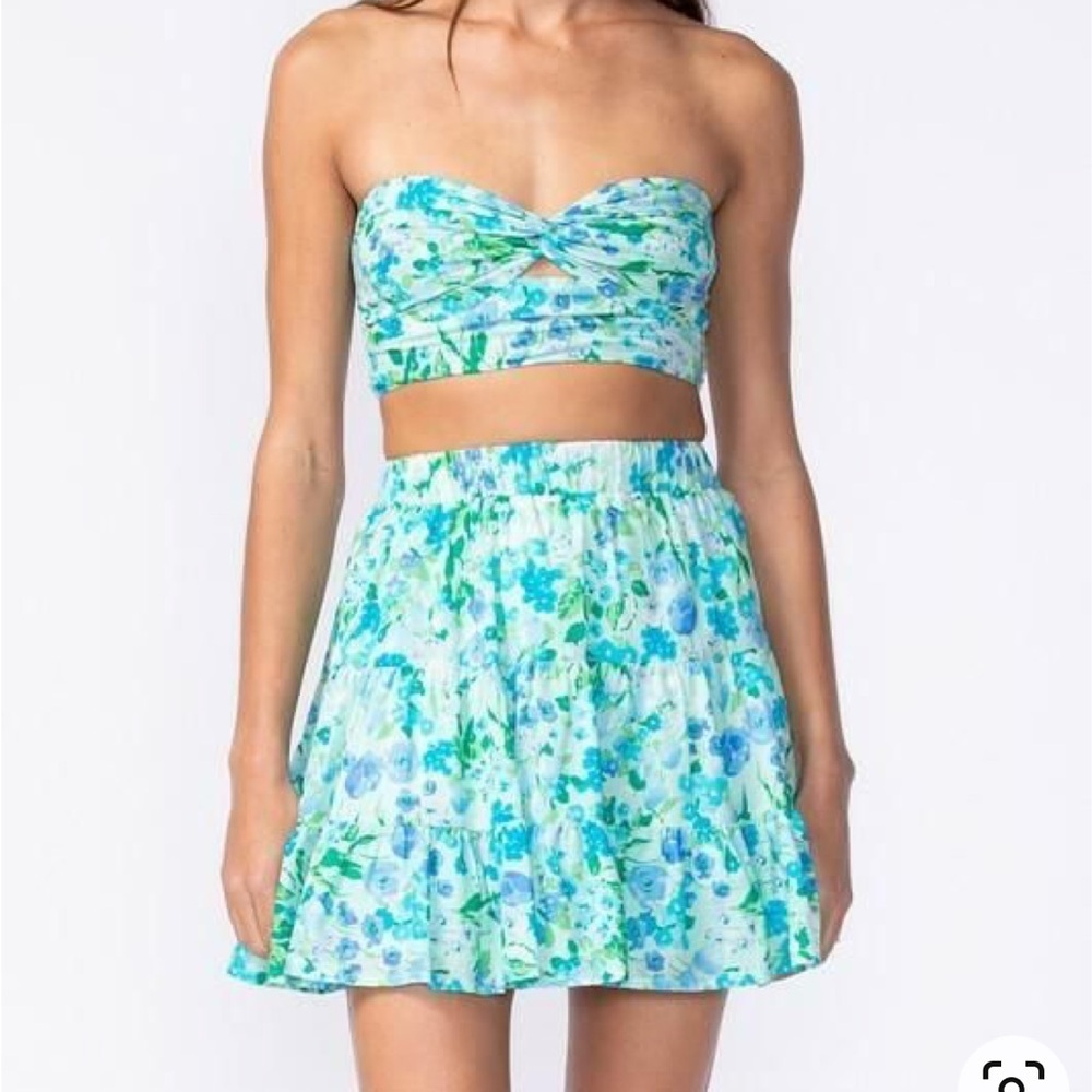 Blue & green 2 piece set